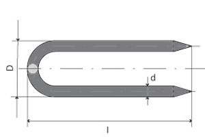 Klince U-svorky